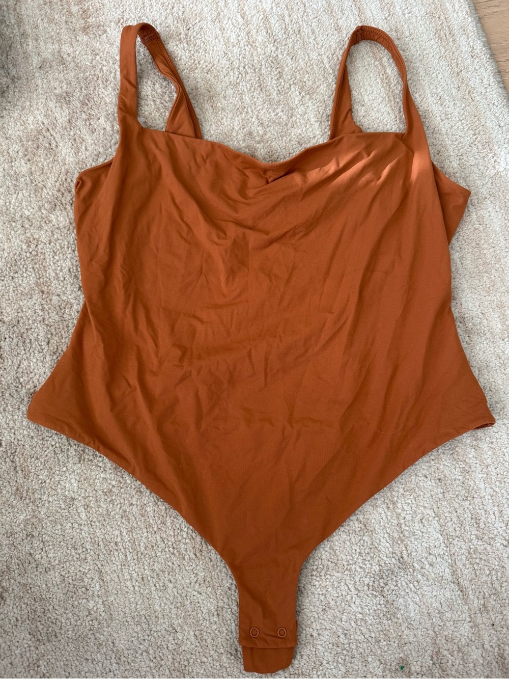 SKIMS Fits Everybody Thong Bodysuit.